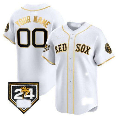 Custom Boston Red Sox 2024 Spring Training Patch Vapor Premier Limited– All Stitched Baseball Jersey view 5