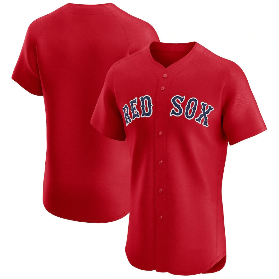 Boston Red Sox Alternate Elite Jersey - Red Stitched Baseball Jersey - Main View