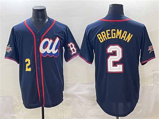 Boston Red Sox American League #2 Alex Bregman Navy 2025 All-Star Edition Limited Stitched Baseball Jersey - Main View