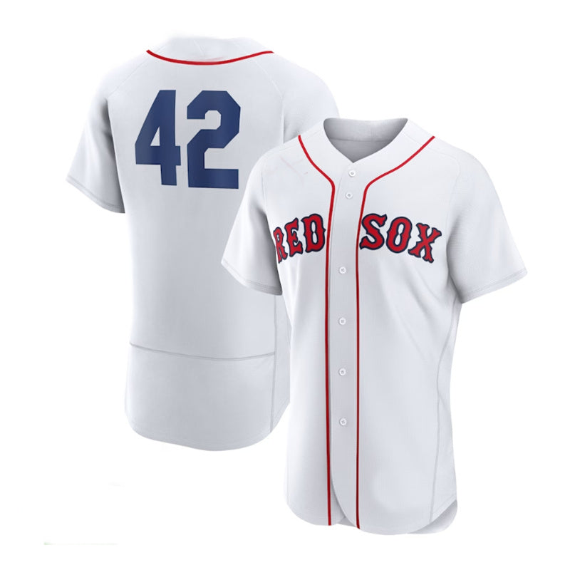 Boston Red Sox #42 2023 Jackie Robinson Day Authentic Jersey - White Baseball Jerseys - Main View