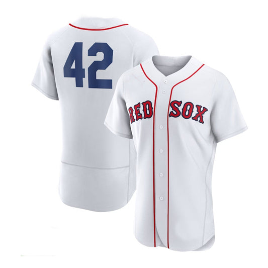 Boston Red Sox #42 2023 Jackie Robinson Day Authentic Jersey - White Baseball Jerseys - Main View