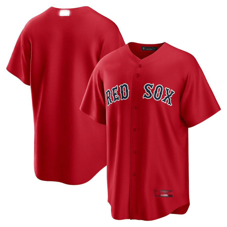 Boston Red Sox Red Alternate Replica Team Jersey Baseball Jerseys - Main View