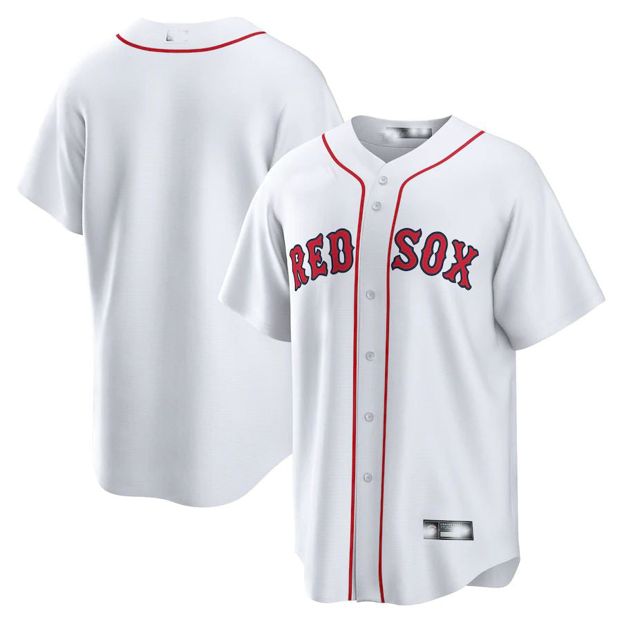 Boston Red Sox White Home Replica Team Jersey Baseball Jerseys - Main View