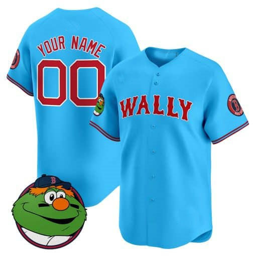 Custom Boston Red Sox Wally Vapor Premier Limited– All Stitched Baseball Jersey view 2