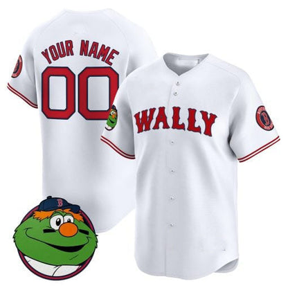 Custom Boston Red Sox Wally Vapor Premier Limited– All Stitched Baseball Jersey view 5