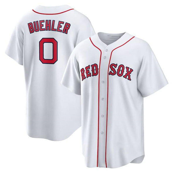 Boston Red Sox #0 Walker Buehler White 2025 Home Limited Stitched Baseball Jersey - Main View
