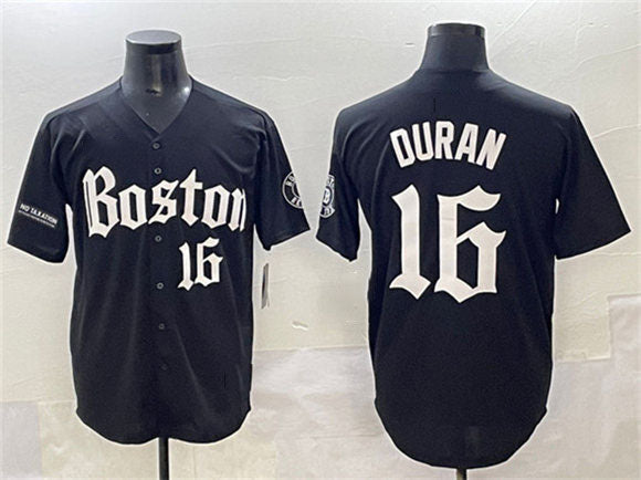 Boston Red Sox #16 Jarren Duran Black Gothic Vapor Limited Stitched Baseball Jersey - Main View