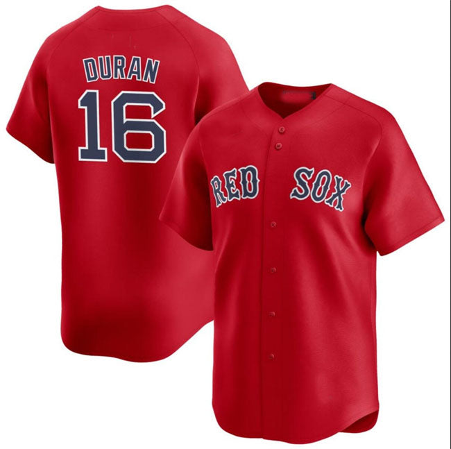 Boston Red Sox #16 Jarren Duran Red 2024 Alternate Limited Stitched Baseball Jersey - Main View