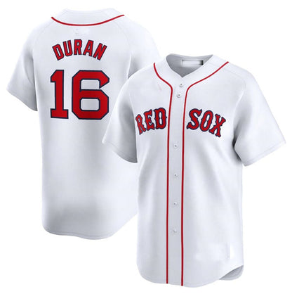 Boston Red Sox #16 Jarren Duran White 2024 Home Limited Stitched Baseball Jersey - Main View