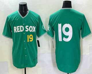 Boston Red Sox #19 Roman Anthony Green 2025 City Connect Limited Stitched Baseball Jersey - Main View