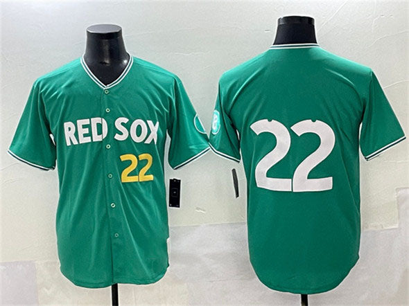 Boston Red Sox #22 Garrett Whitlock Green 2025 City Connect Limited Stitched Baseball Jersey - Main View