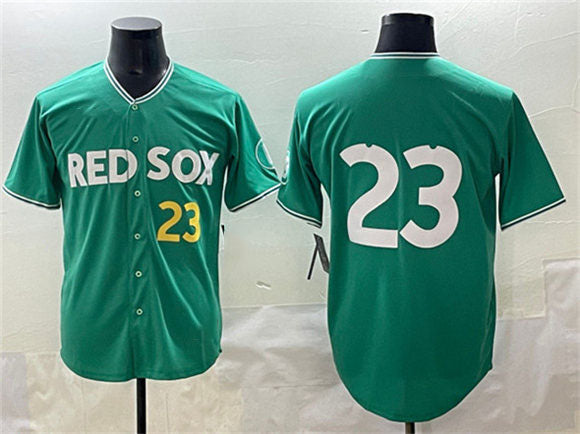 Boston Red Sox #23 Romy González Green 2025 City Connect Limited Stitched Baseball Jersey - Main View