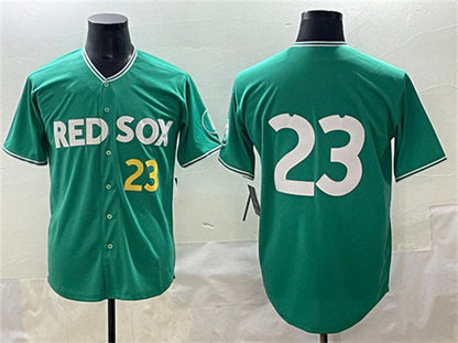 Boston Red Sox #23 Romy González Green 2025 City Connect Limited Stitched Baseball Jersey - Main View