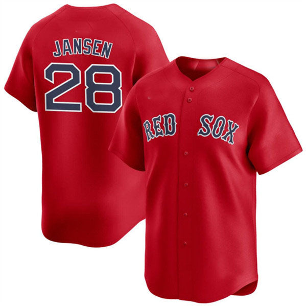 Boston Red Sox #28 Danny Jansen Red 2024 Alternate Limited Stitched Baseball Jersey - Main View