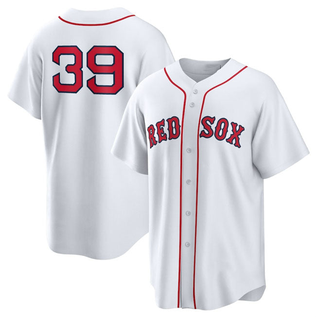 Boston Red Sox #39 Marcelo Mayer White 2024 Cool Base Stitched Baseball Jersey - Main View