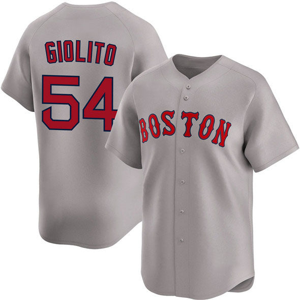 Boston Red Sox #54 Lucas Giolito Gray 2024 Away Limited Stitched Baseball Jersey - Main View
