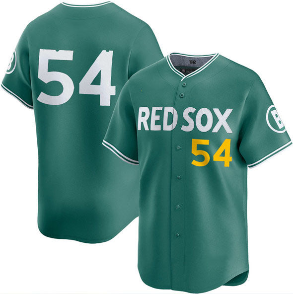 Boston Red Sox #54 Lucas Giolito Green 2025 City Connect Limited Stitched Baseball Jersey - Main View