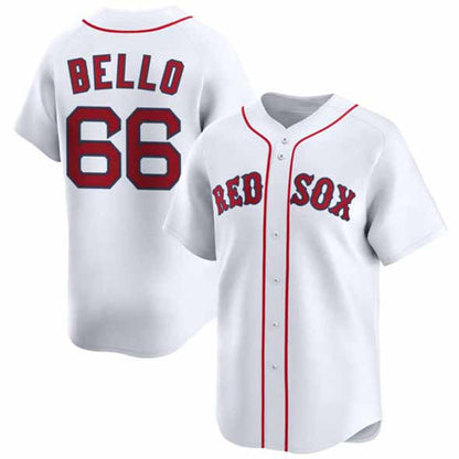 Boston Red Sox #66 Brayan Bello White 2024 Home Limited Stitched Baseball Jersey - Main View