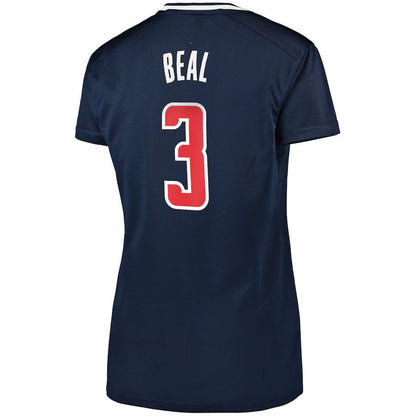 W.Wizards  #3 Bradley Beal Fanatics Branded Women's Fast Break Player Jersey Statement Edition Navy Stitched American Basketball Jersey - Main View