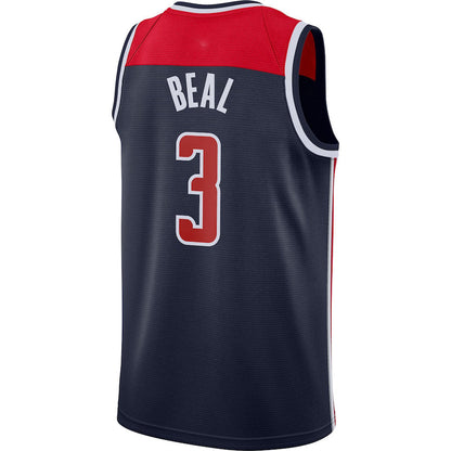 W.Wizards  #3 Bradley Beal Jordan Brand  Swingman Jersey Statement Edition Navy Stitched American Basketball Jersey - Main View