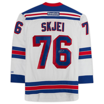 NY.Rangers #76 Brady Skjei Fanatics Authentic Autographed Reebok Premier Jersey White Stitched American Hockey Jerseys - Main View