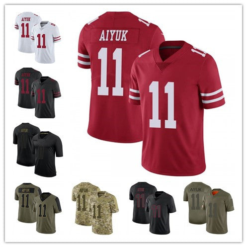 Men's #11 Brandon Aiyuk SF.49ers Limited Stitched Jerseys - Main View