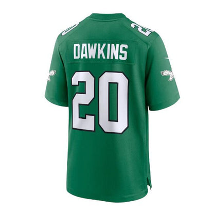 P.Eagles #20 Brian Dawkins Alternate Retired Player Game Jersey - Kelly Green  Stitched American Football Jerseys - Main View