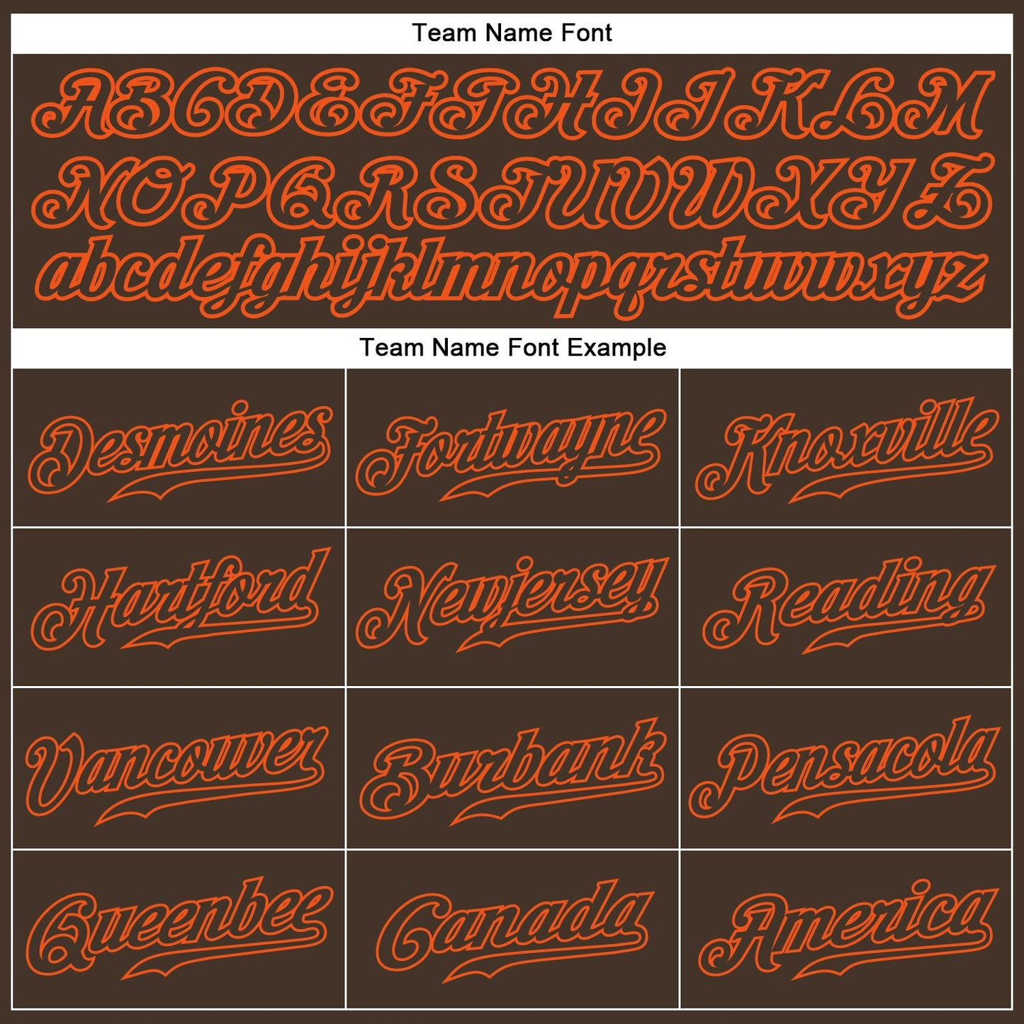Custom Brown Brown-Orange Authentic Baseball Jersey view 4