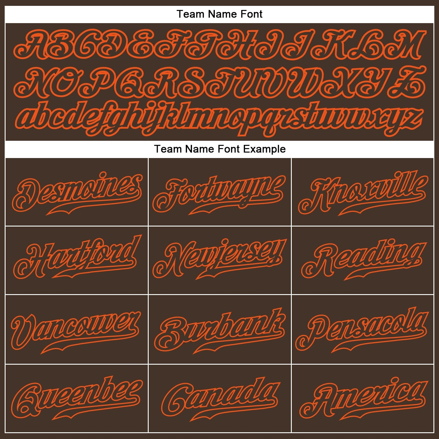 Custom Brown Brown-Orange Authentic Baseball Jersey view 4