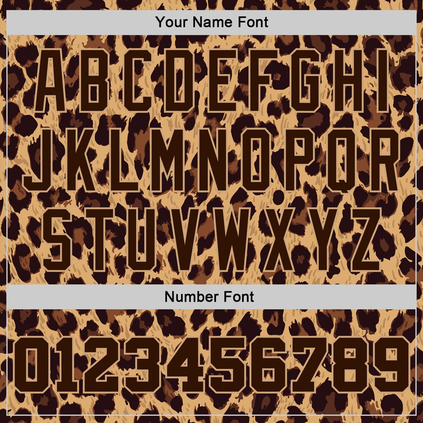 Custom Brown Brown-Old Gold 3D Pattern Design Leopard Authentic Basketball Jersey view 4
