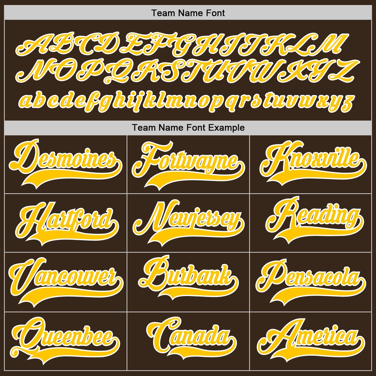Custom Brown Gold-White Hockey Jersey view 4