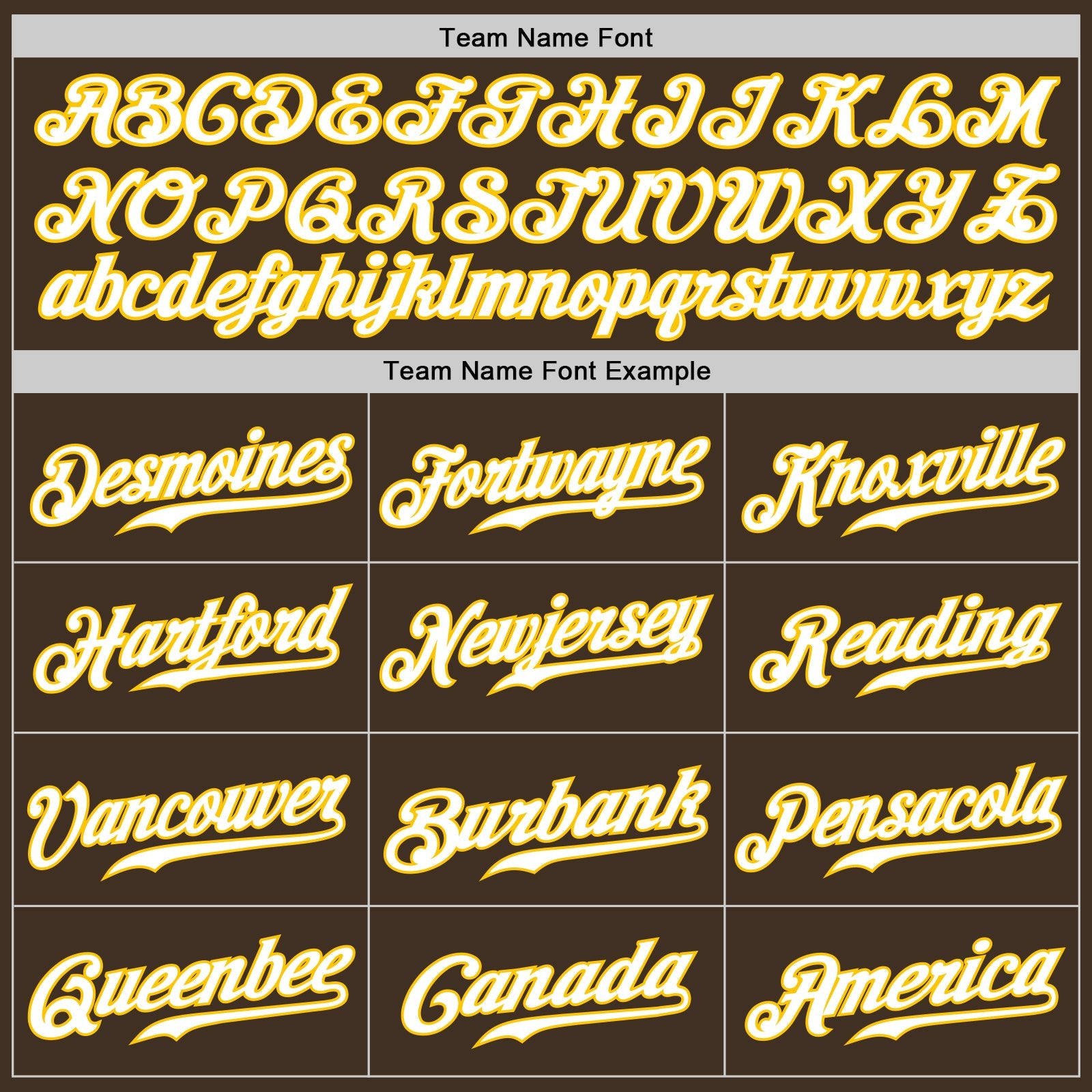 Custom Brown White-Gold Authentic Baseball Jersey view 4