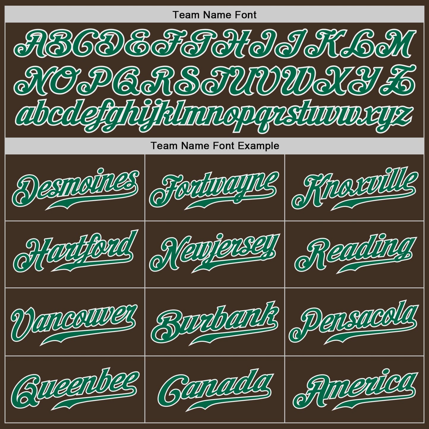 Custom Brown Kelly Green-White Authentic Baseball Jersey view 4