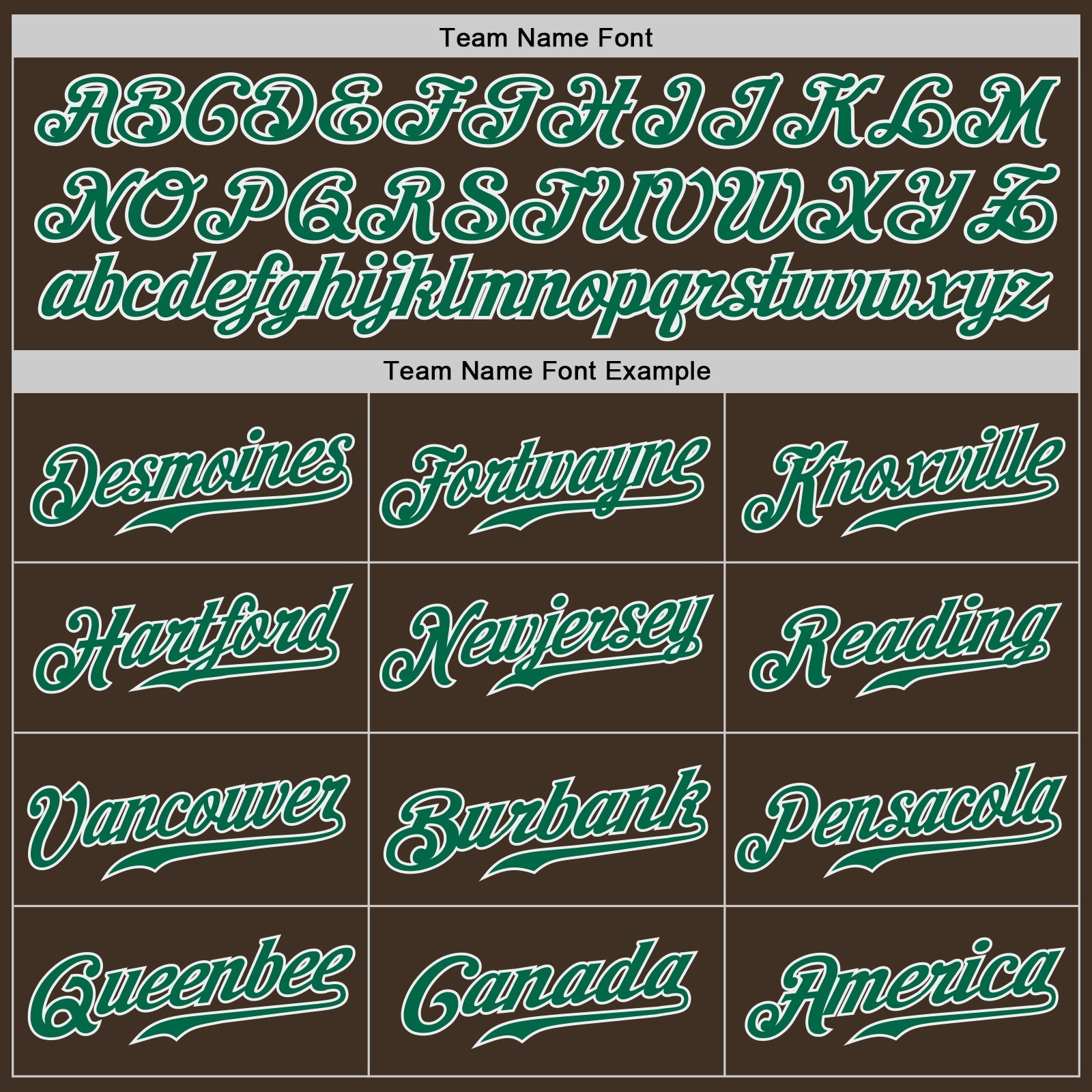 Custom Brown Kelly Green-White Authentic Baseball Jersey view 4