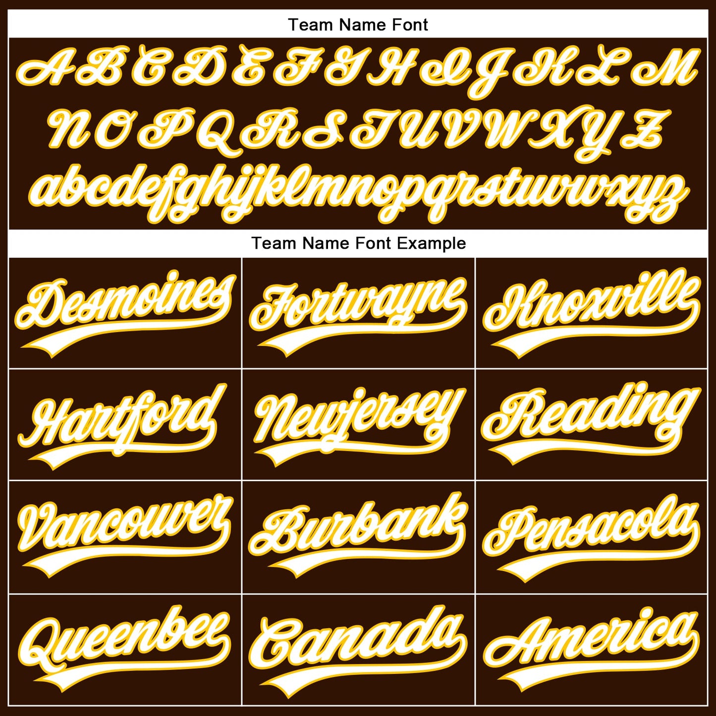 Custom Brown White Pinstripe Yellow Authentic Baseball Jersey view 4