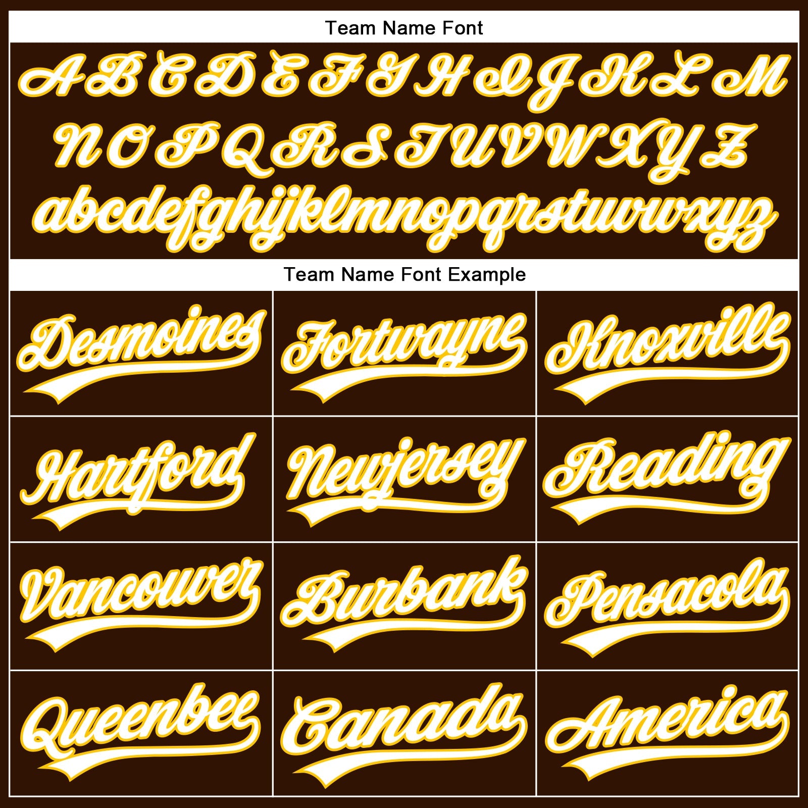 Custom Brown White Pinstripe Yellow Authentic Baseball Jersey view 4