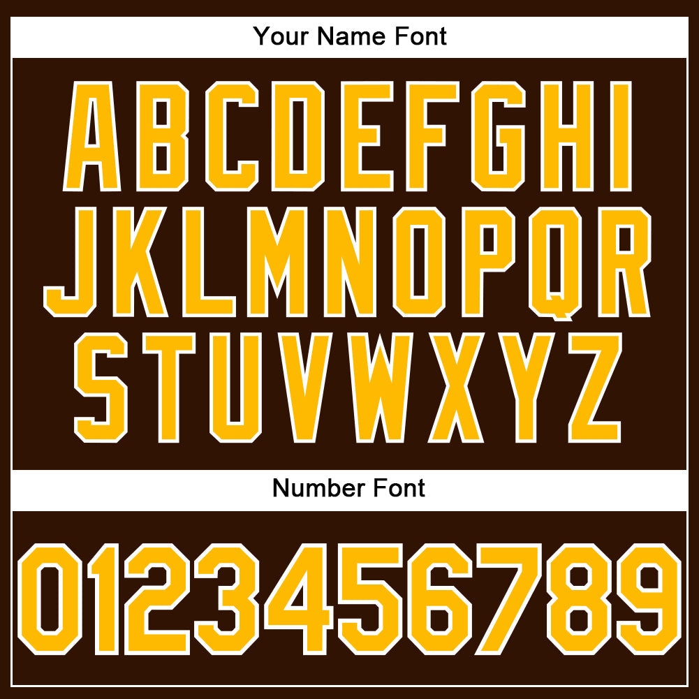 Custom Brown Gold-White Performance T-Shirt view 4