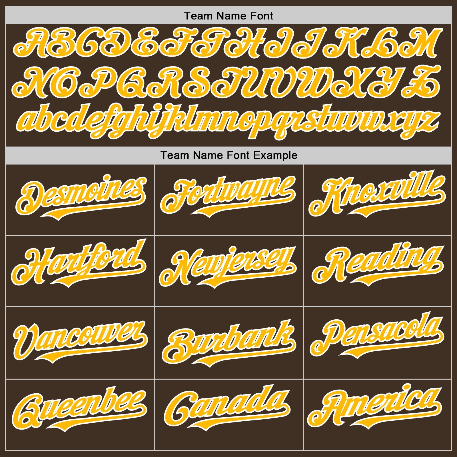 Custom Brown Gold-White Authentic Baseball Jersey view 4