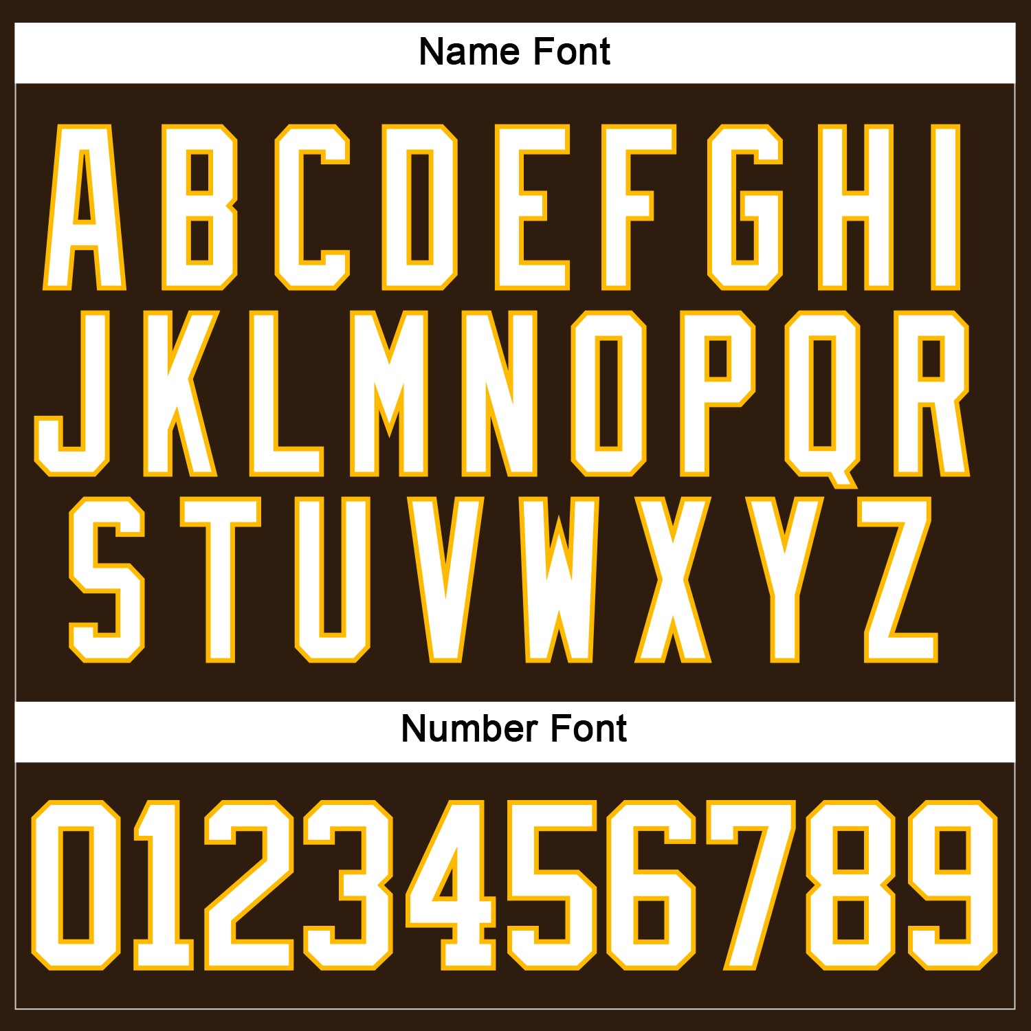 Custom Brown White-Gold Hockey Lace Neck Jersey view 5