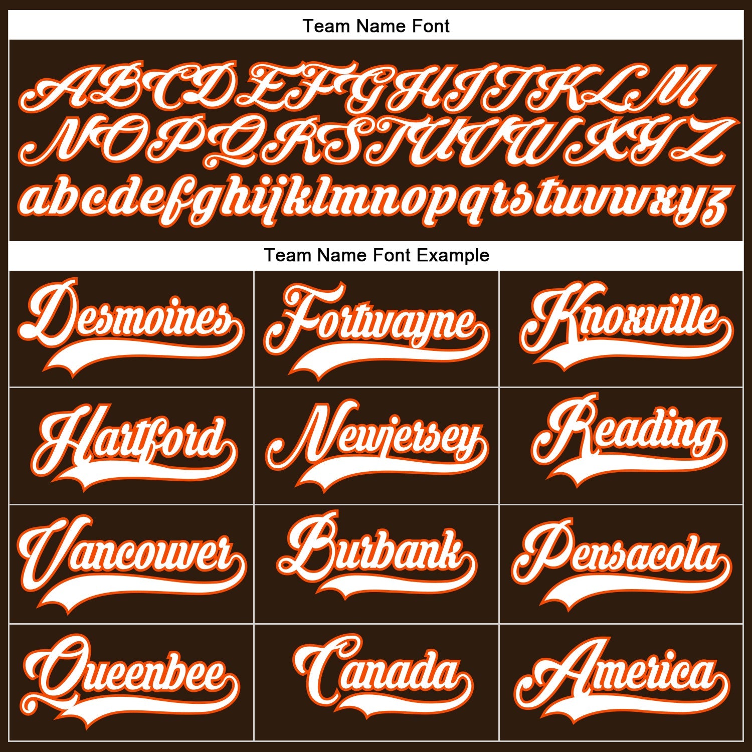 Custom Brown White-Orange Hockey Lace Neck Jersey view 4