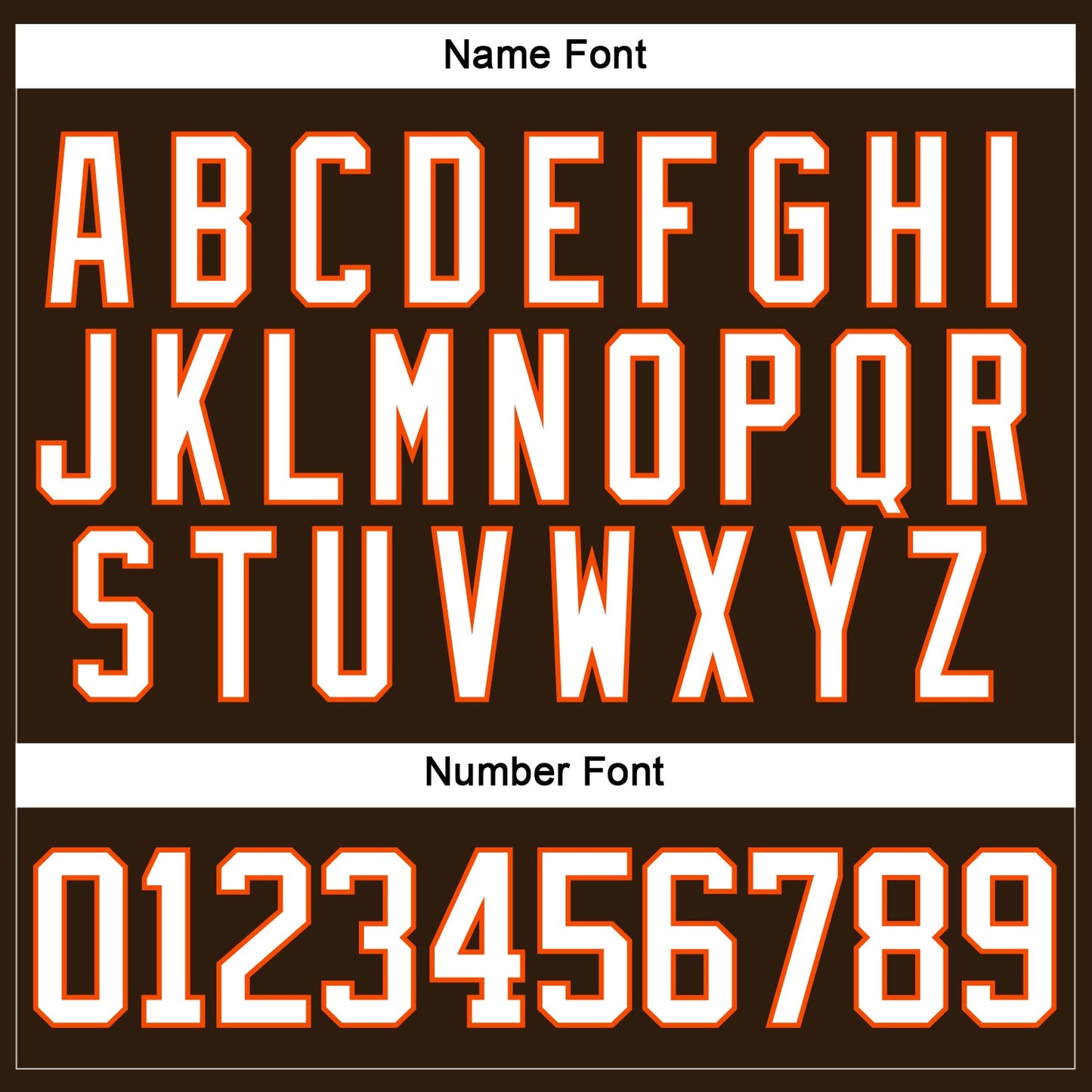 Custom Brown White-Orange Hockey Lace Neck Jersey view 5