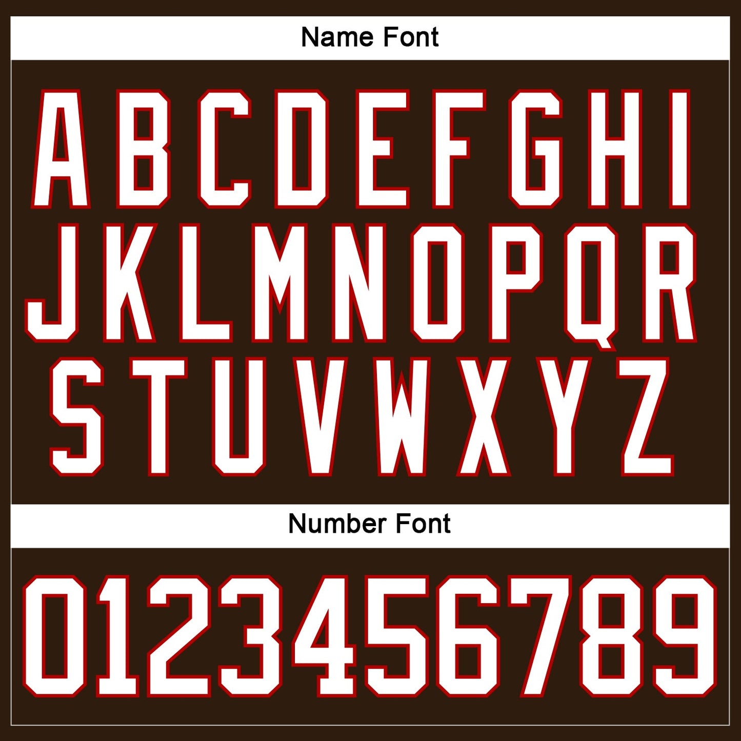 Custom Brown White-Red Hockey Lace Neck Jersey view 5