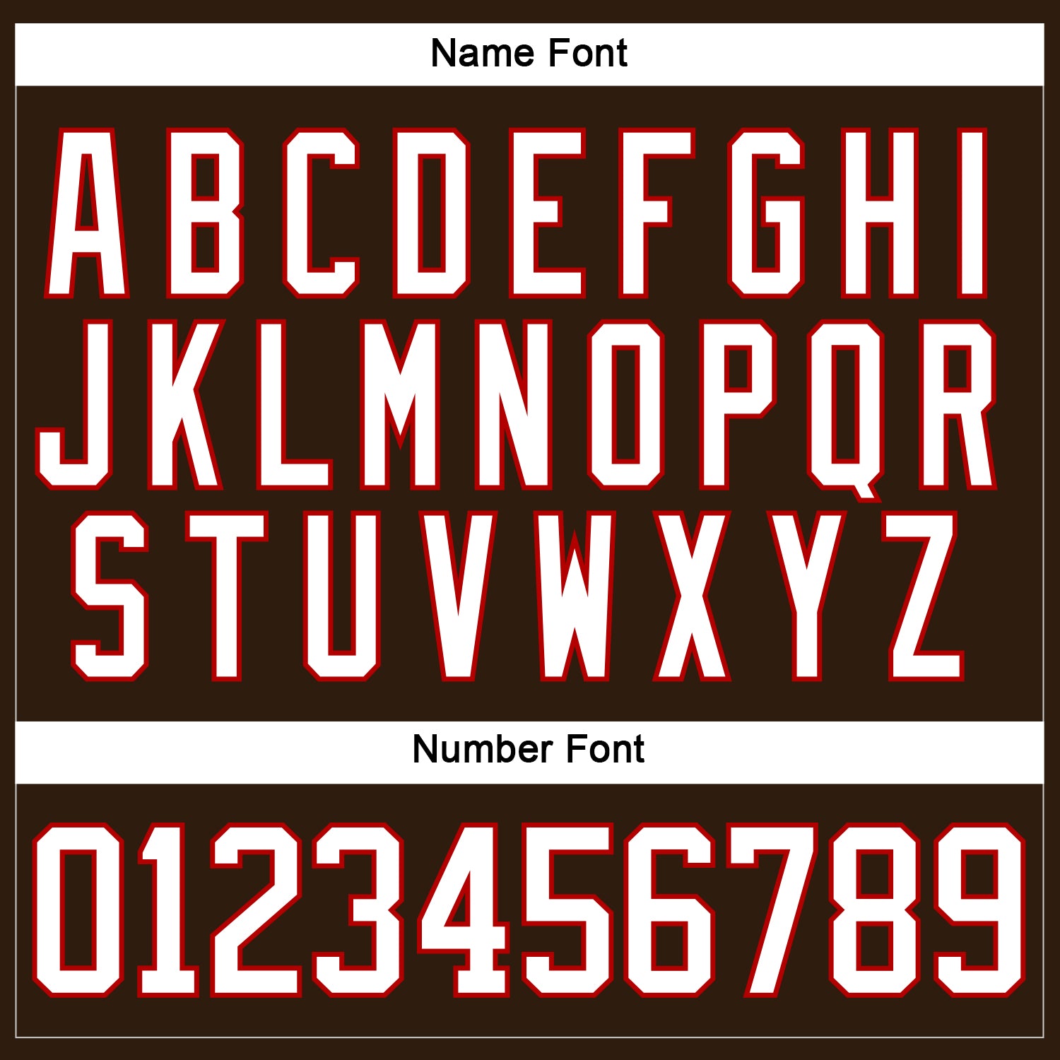 Custom Brown White-Red Hockey Lace Neck Jersey view 5