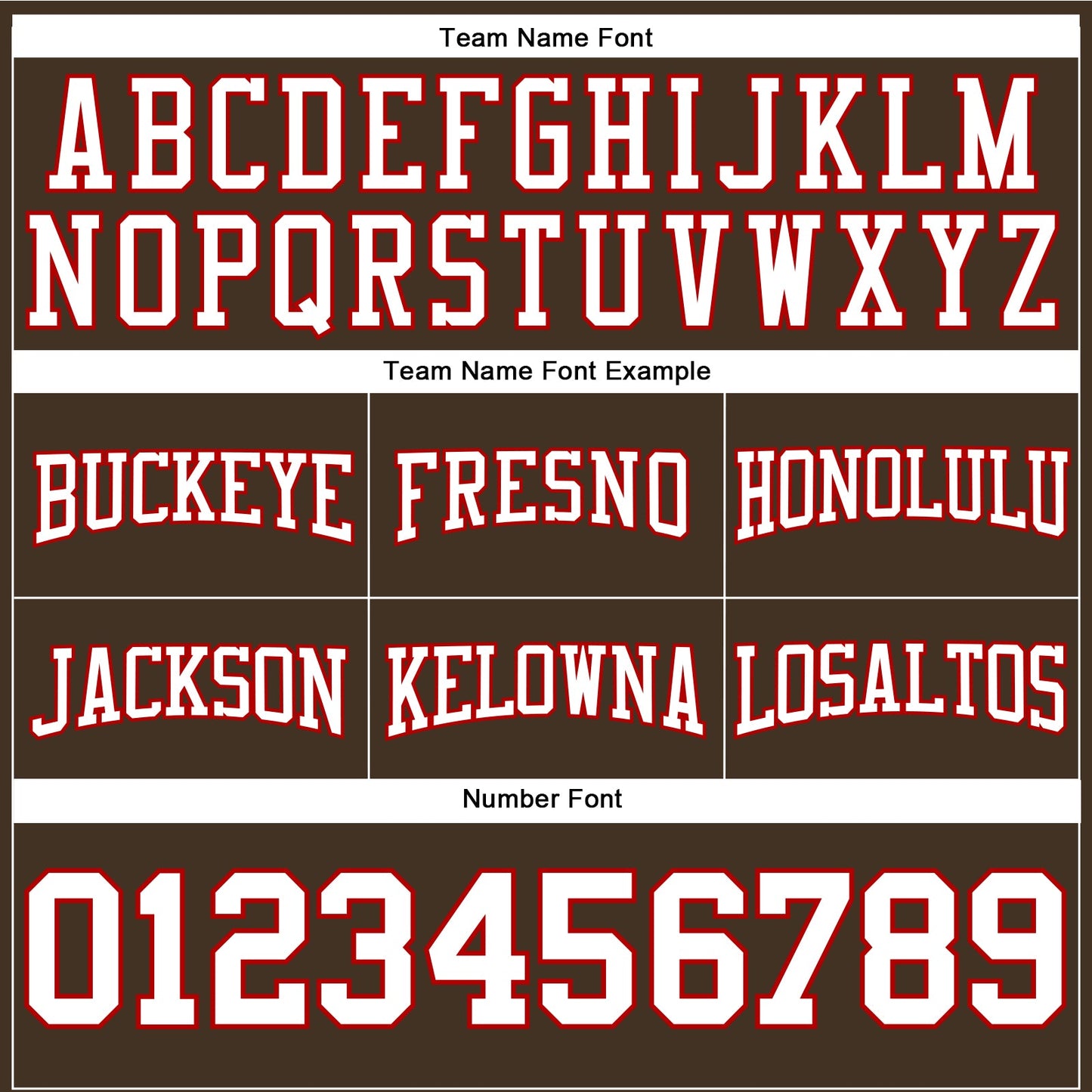 Custom Stitched Brown White-Red Football Pullover Sweatshirt Hoodie view 3