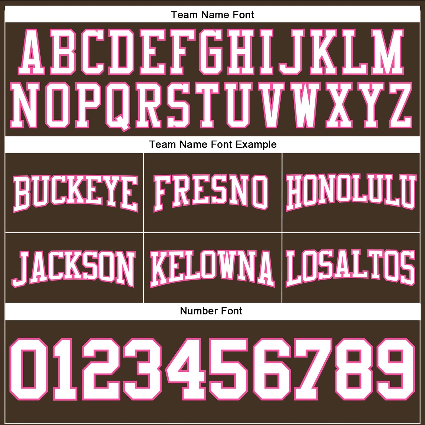 Custom Stitched Brown White-Pink Football Pullover Sweatshirt Hoodie view 3