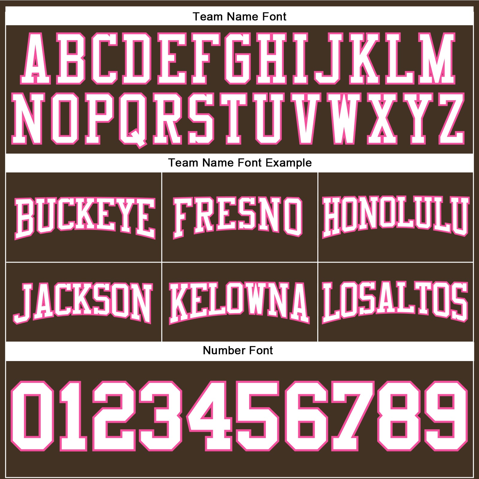 Custom Stitched Brown White-Pink Football Pullover Sweatshirt Hoodie view 3