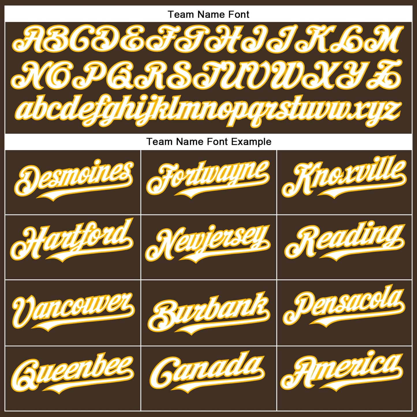 Custom Brown White-Gold Authentic Baseball Jersey view 4