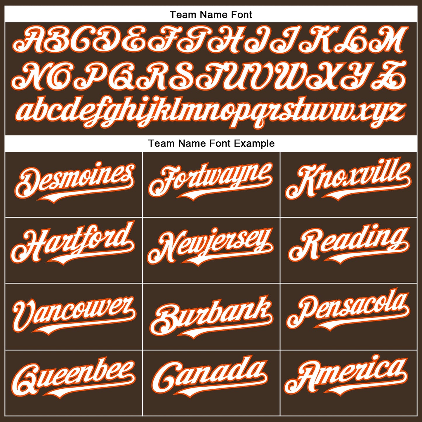 Custom Brown White-Orange Authentic Baseball Jersey view 4