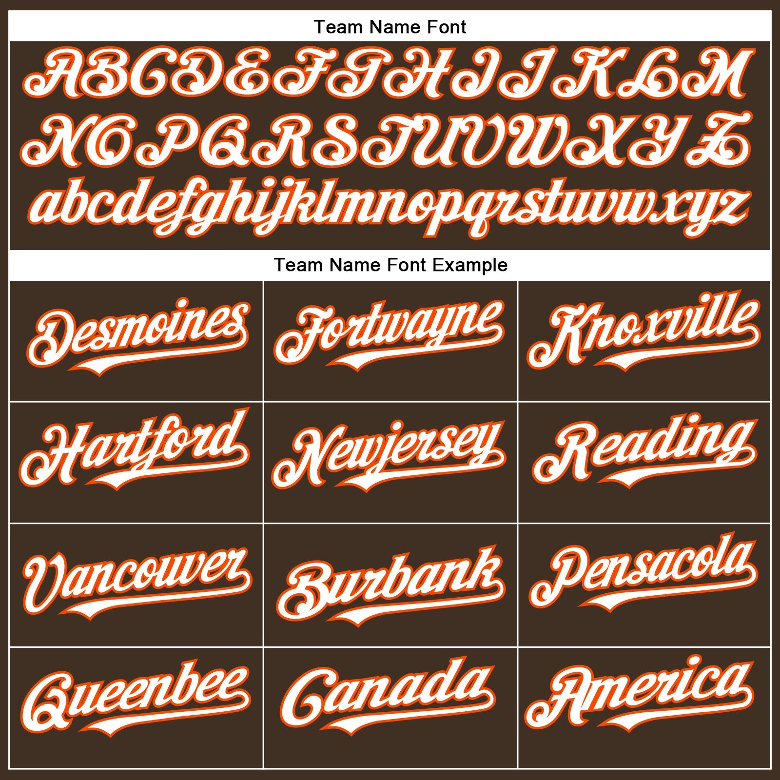 Custom Brown White-Orange Authentic Baseball Jersey view 4