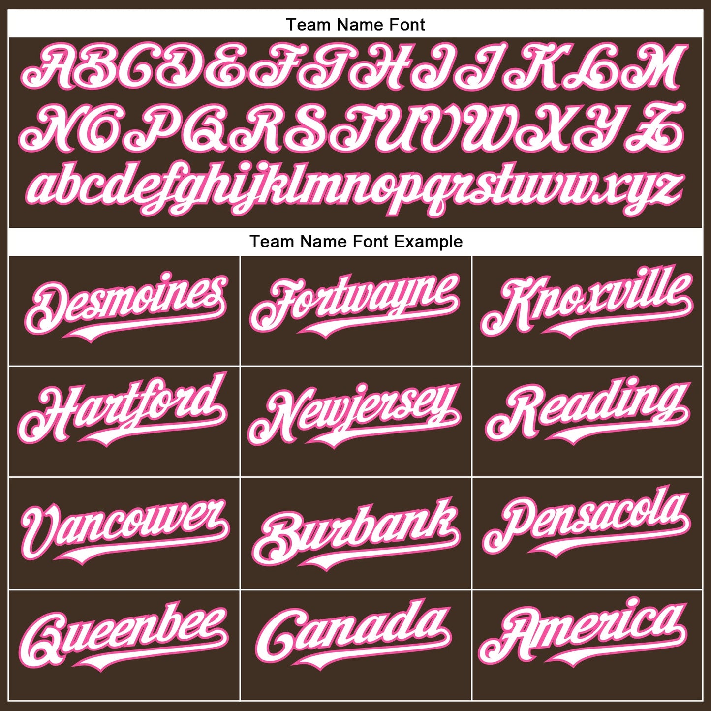 Custom Brown White-Pink Authentic Baseball Jersey view 4